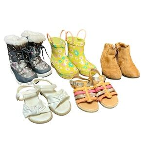 EUC - Toddler Girls Shoe Bundle - 5 pair, Size 8
